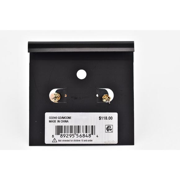 Coach Halloween Skull And Pumpkin Mismatch Earrings Glitter NEW 2024 Rare BinW - Picture 3 of 11